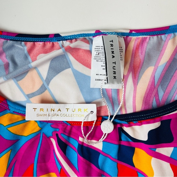 Trina Turk Swim and Spa Rio Colorful Mini Tunic - Picture 11 of 11